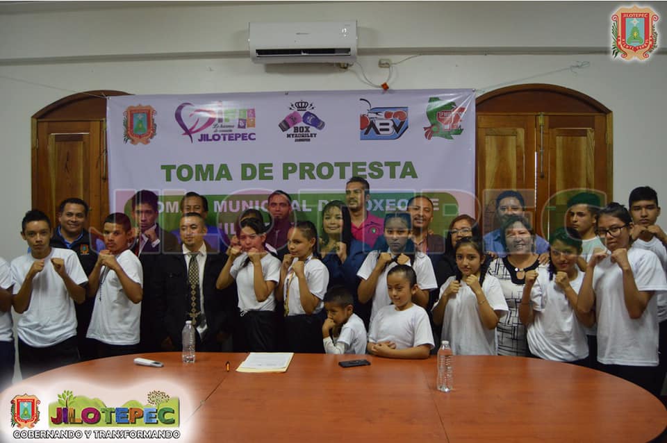 Toma de protesta del Comité Municipal de Boxeo